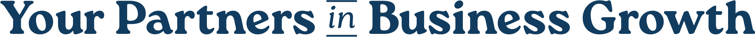 Your Partners in Business Growth